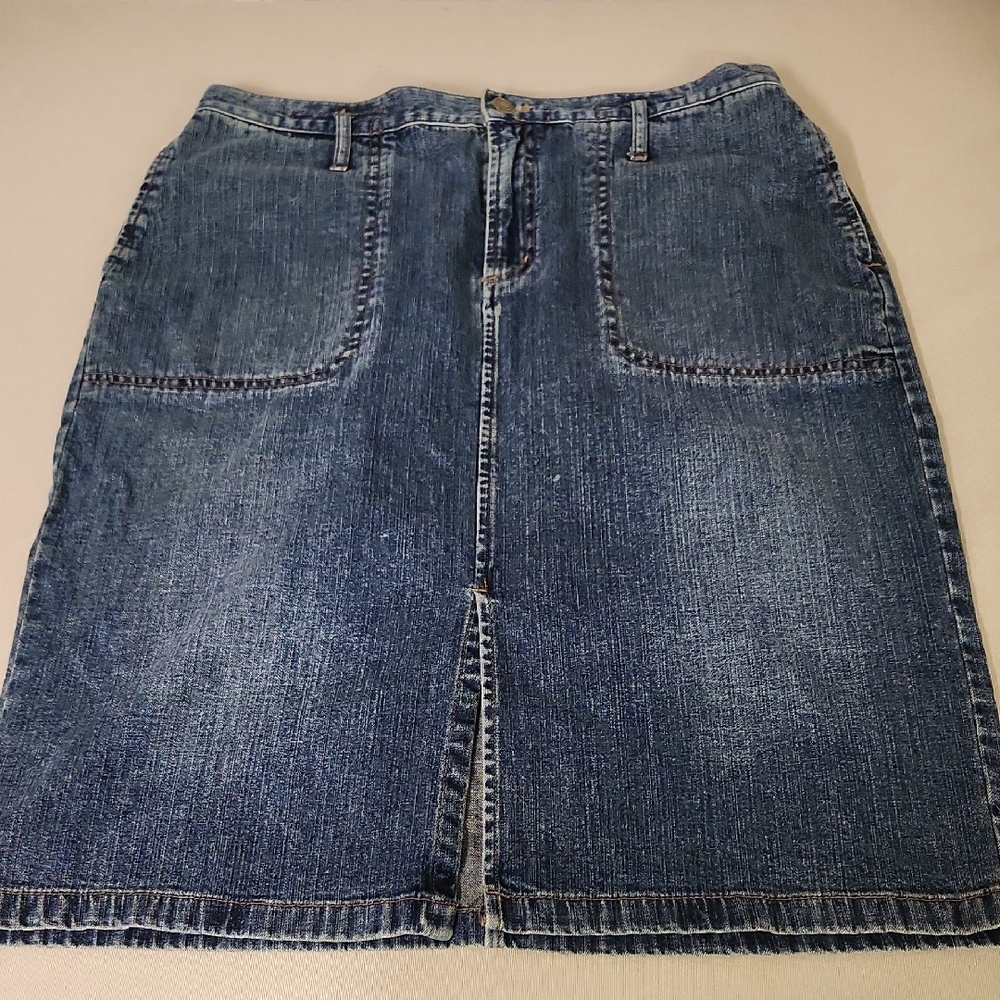Ralph Lauren Jean Skirt Size 12 Y2K